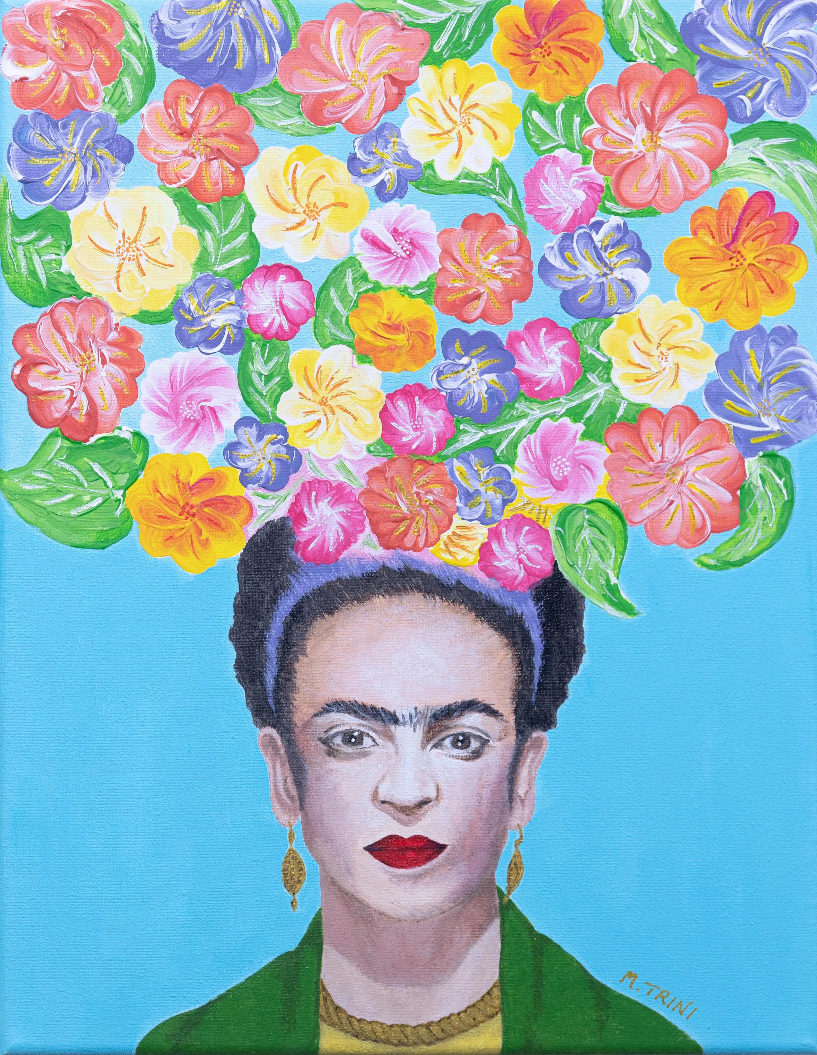Dolor color y vida - Crazy Art - Frida Khalo cuadro retrato (1).jpg